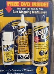 Tetra Gun Cleaning Pack Kit Cleans Lubricates Protects Your Firearms DVD Inside