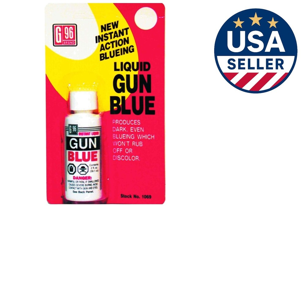 2 OZ Liquid Gun Blue for Metal Finish Restoration & Rust Defense