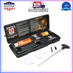 Hoppe’s No. 9 Cleaning Kit – Aluminum Rod, .38/.357 Cal, 9mm, Easy Maintenance