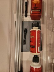 Outers 96300 Used 7 Pc Gun Cleaning Kit w/ Rods, Adapter, Cloth, Sandpaper & Oil