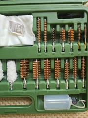 GLORYFIRE Universal Gun Cleaning Kit Brass Rods Rifle Pistol Shotgun Case