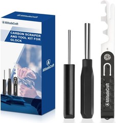 4-Piece Carbon Cleaner Kit: Multi-Scraper, Hex Key & Pin Punch for Maintenance