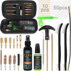 Keze Gun Cleaning Kit 9mm,.22,.357,.38,.45 with Oil 1 oz. & CLP compact