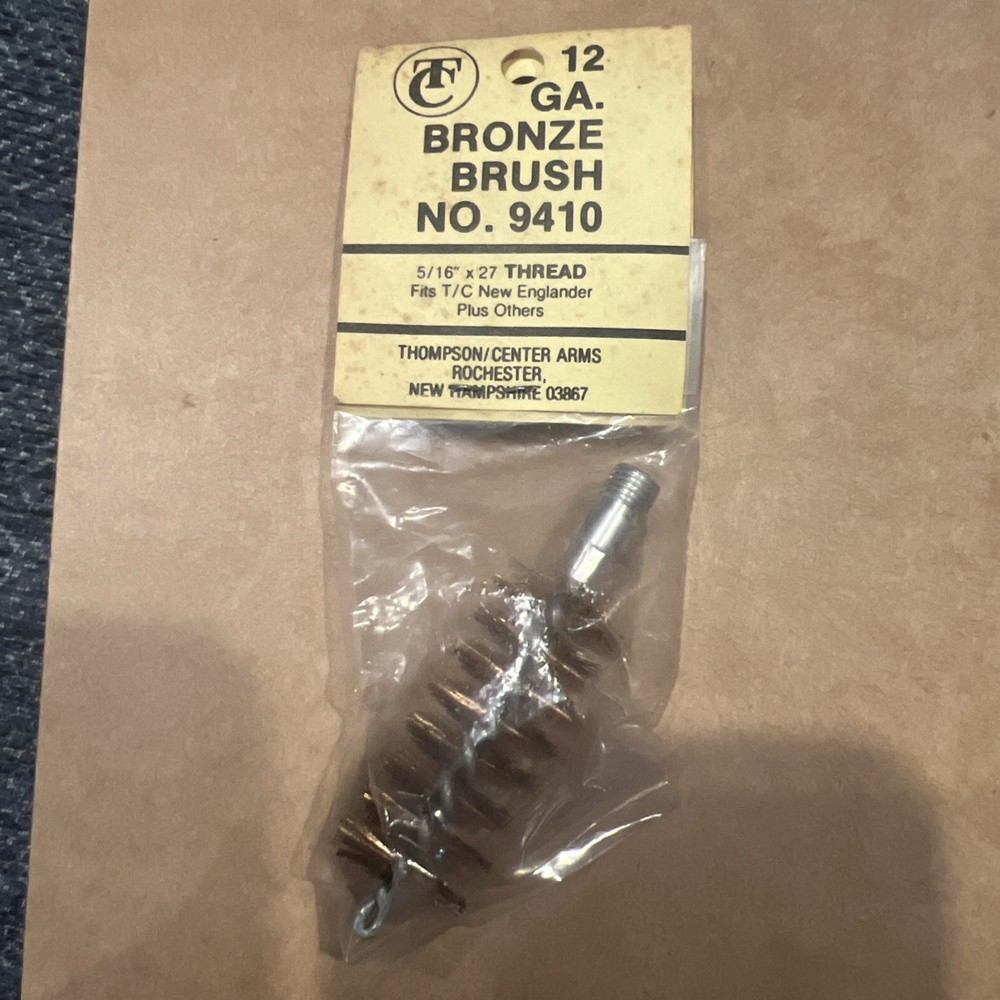 Thompson Center 12 Ga Bronze Bore Brush #9410