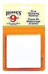 NEW! Hoppe’s No. 9 Gun Cleaning Patch, 16-Guage/12-Guage (25 Pack) 1205