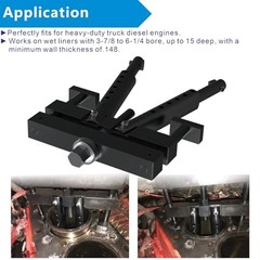 Universal Cylinder Liner Puller for Cummins CAT Mack, 3-7/8″ to 6-1/4″ Bore