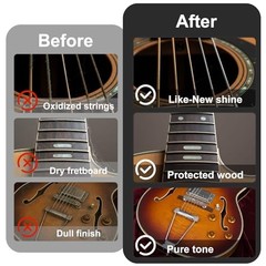 Guitar Cleaning Kit, All-in-One Guitar Maintenance Kit for Guitar Cleaning and