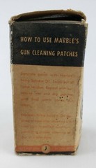 Vintage NOS Marble’s Gun Cleaning Patches Box .22 & .25 cal Marble Arms Corp
