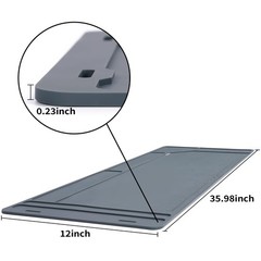 CKPART Gun Cleaning Mat, Anti-Slip Rubber Workbench Mat,Large Tactical Cleaning
