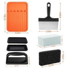 Upgraded Griddle Cleaning Kit for Blackstone0 Pieces Flat Top Grill 2