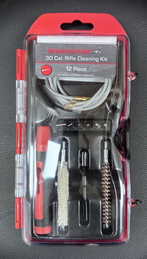 WINCHESTER MODERN RIFLE CLEANING KIT – 12 PIECE – 30 Cal. -NEW