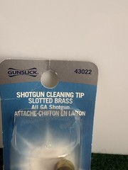 Gunslick Brass Shotgun Cleaning Tip- Slotted- 43022