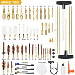 Gun Cleaning Kit Handgun Shotgun Pistol Universal Cleaning Kit with Brushes Jags