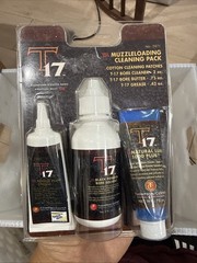 Thompson Center T17 Muzzleloading Cleaning Kit Patches, butter, grease, Cleaner