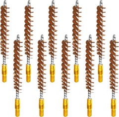 Cost-Effective Bore Brush Set – 10 Bronze Brushes for Gun Maintenance