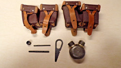 Vintage Russian Mosin Nagant Rifle Field Cleaning Kit, Ammo Pouch – GREAT COND.
