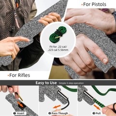 CLEARANCE Bore Cleaner Gun Barrel Rope Cleaner for 22 .223 & 5.56mm Rifle Pistol
