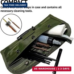 Gun Cleaning Kit Universal for Guns, Rifle Pistol Shotgun Handgun Cleaning Kit U