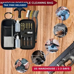 Gun Cleaning Kit, Universal Gun Cleaning Kit for All Caliber Shotgun Pistol Rifl