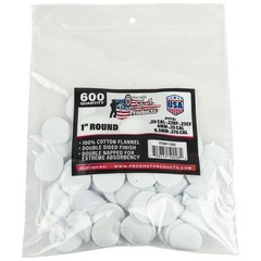Gun Cleaning Patches – 600 Count – 1 Inch – Round