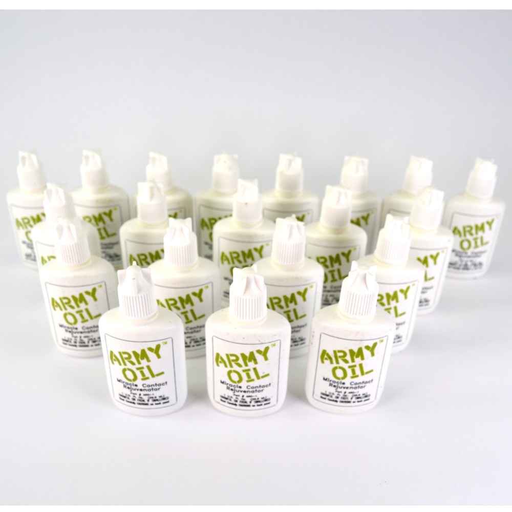 (20) CFL Army Oil Miracle Contact Cleaner Rejuvenator Lubricant 1oz