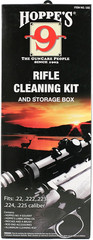 No. 9 Cleaning Kit with Aluminum Rod, Universal .22-.225 Caliber Rifle/Pistol (P