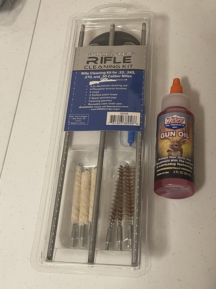 Gunmaster 38258 Rifle Cleaning Kit for .22, .243, .270 and .30 Caliber Rifle