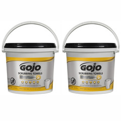 Gojo Scrubbing Towels Fresh Citrus Scent 170 Count Extra Large Dual Textured