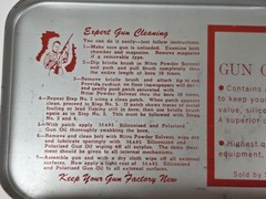 Vintage Sears Roebuck and Co. No.6 20221 12-16 GA Gun Cleaning Kit Metal Case