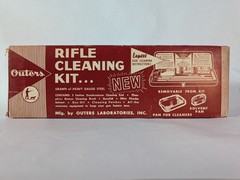 Outers 477 .30 Cal Rifle Cleaning Kit w Box & Papers 1960s