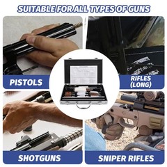 126PC Universal Cleaning Kit For Gun Rifle Pistol Shotgun Cleaner Maintenance