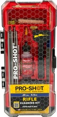 Pro-Shot R2565KIT Classic .25 Cal 6.5mm Rifle Cleaning Kit Plastic Case