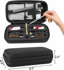 Shotgun Cleaning Kit – Bronze Bore Brushes, Cotton Mops, Nylon Brush, Cleaning P