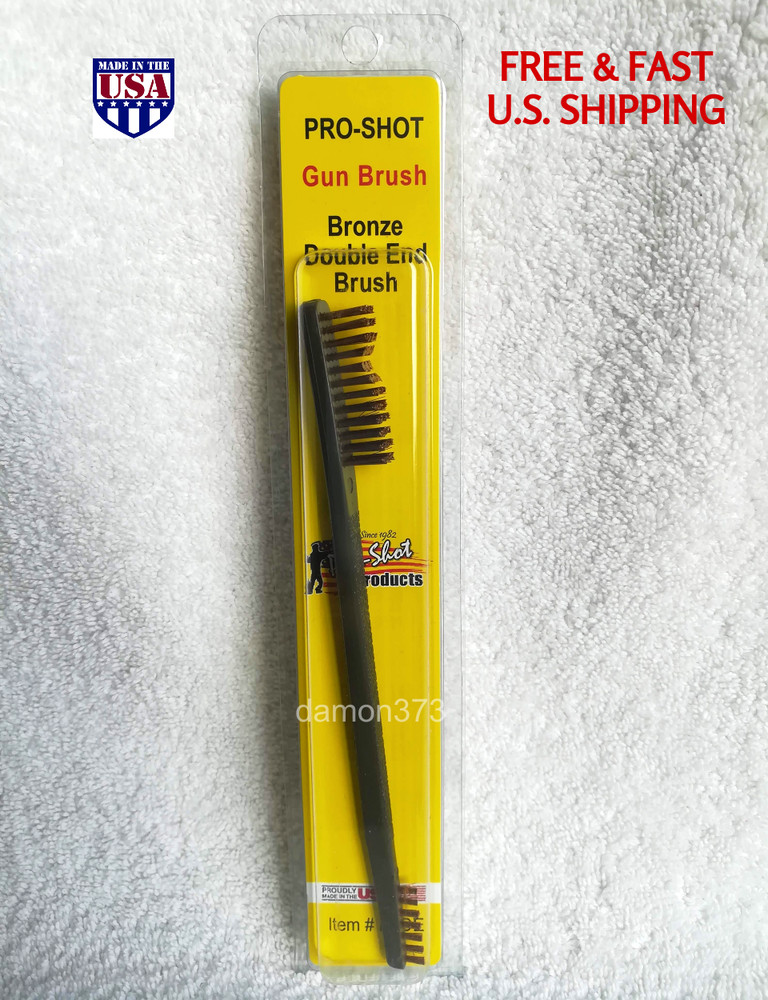 PRO-SHOT All Purpose Double Ended Bronze Gun Brushes Long Lasting MADE IN USA