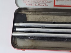 Vintage Sears Roebuck and Co. No.6 20221 12-16 GA Gun Cleaning Kit Metal Case