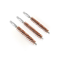 3 X Bronze Bristle Bore Long Brush .30 Caliber 8×32 Thread for Gun Cleaning Rod