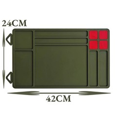 Gun Cleaning Mat, Anti-Slip Rubberized Maintenance Mat for Handgun Rifle Shotgun