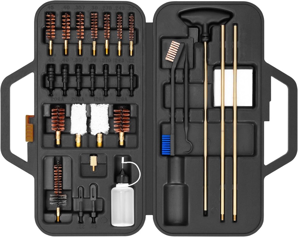 Gun Cleaning Kit Elite All Calibers For Rifles Handguns Shotguns