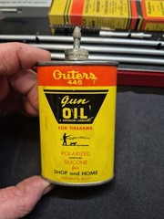Vintage OUTERS #477 Rifle Cleaning Kit All Original Oil Tin Zink Clean Display