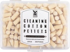 Cleaning Cotton Wool Felt Cleaning Pellets For Maintenance .22 Caliber 300Counts