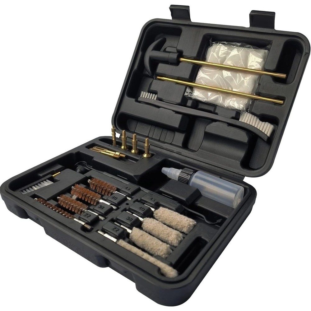 Universal Gun Cleaning Kit for Rifle Pistol Shotgun .17 – .45 Cal. Most Caliber