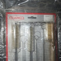 Vintage Grandwell Master Spray Gun Cleaning Kit 12 Pc Taiwan Stock 12-3741