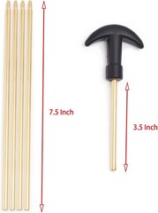 .30 Cal/7.62MM Cleaning Kit Pro .223/5.56 Rifle Gun Cleaning Kit with Bore Chamb