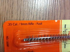 Hoppes Phosphor Bronze Brush .35 Cal. Caliber 9mm Rifle Fusil Gun Care #1309P