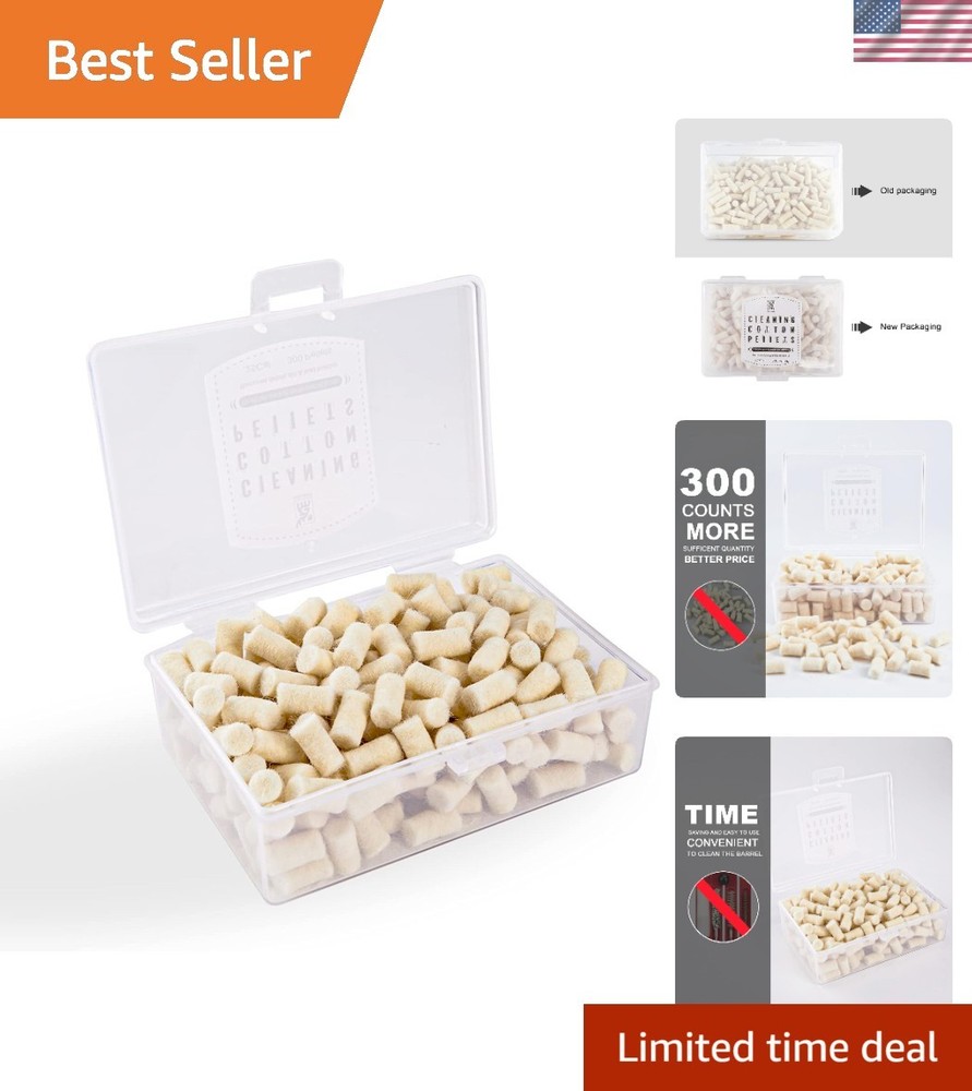 Cleaning Cotton Wool Felt Cleaning Pellets for Maintenance .22.177 Caliber 30…