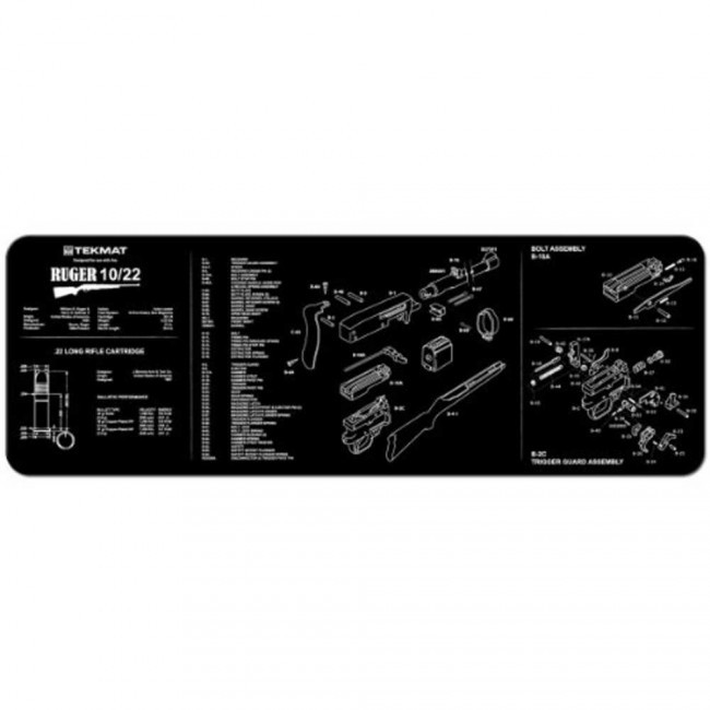 TekMat For RUGER 10/22 CLEANING MAT – 12″ X 36″ Free Shipping