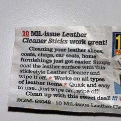 Military issue leather cleaner sticks Lot Of 9 Old Stock g1