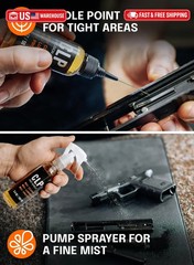 Gun Cleaning Kit Complete – 3″ Gun Cleaning Patches 9mm / 5.56 / 12ga, Double He