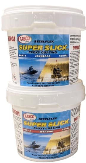 Fasco Epoxies Super Slick 2000 Epoxy Bottom Coating For Airboats Jet Skis Etc.