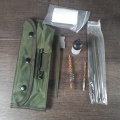 Military Style Rifle Cleaning Kit – Army OD Green – CLP 4 Oz. – Brushes